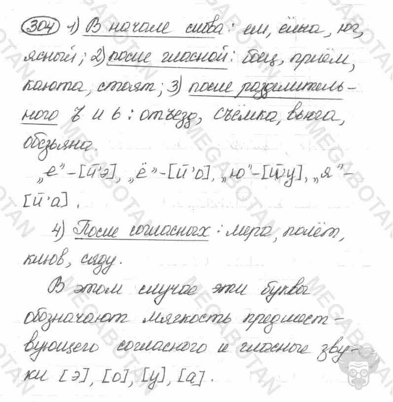 Старое издание, 5 класс, Ладыженская, 2000, задание: 304