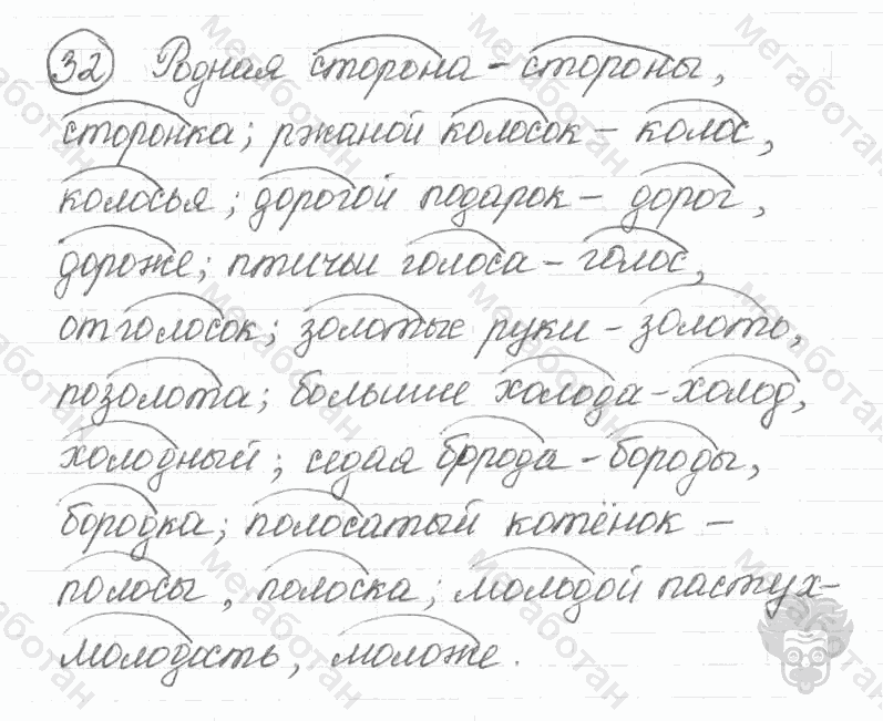 Старое издание, 5 класс, Ладыженская, 2000, задание: 32
