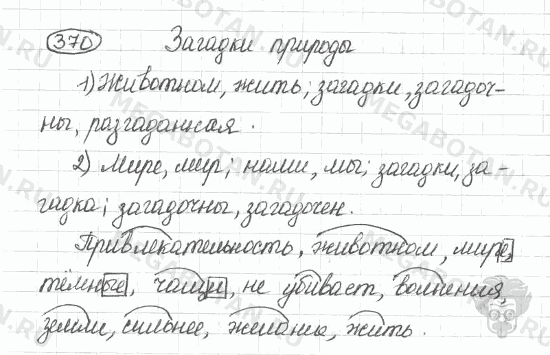Старое издание, 5 класс, Ладыженская, 2000, задание: 370
