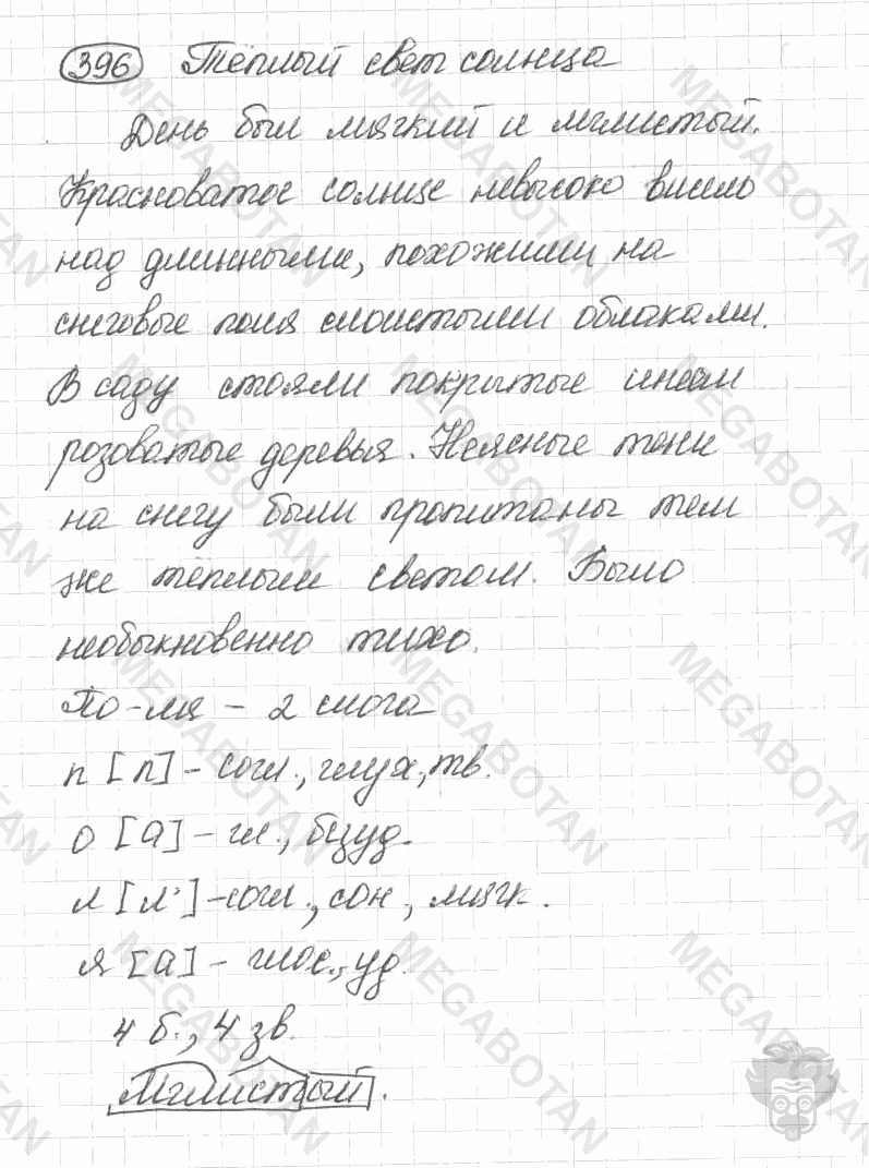 Старое издание, 5 класс, Ладыженская, 2000, задание: 396