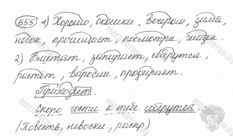 Старое издание, 5 класс, Ладыженская, 2000, задание: 655