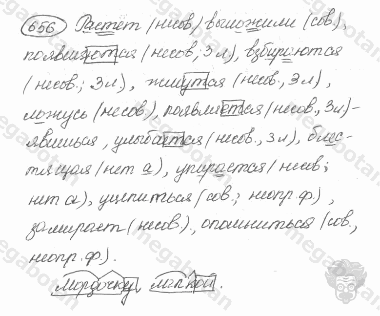 Старое издание, 5 класс, Ладыженская, 2000, задание: 656