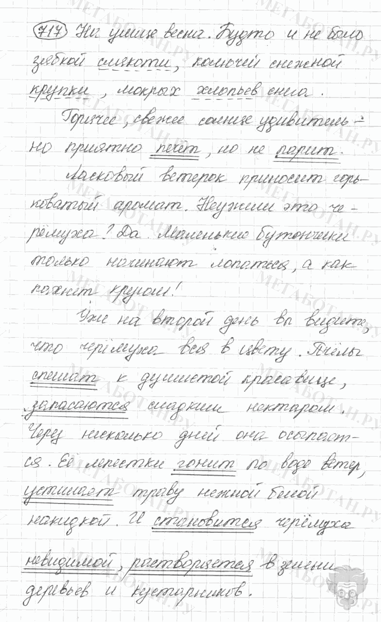 Старое издание, 5 класс, Ладыженская, 2000, задание: 717