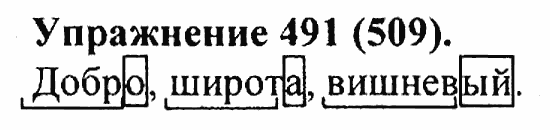 Практика, 5 класс, А.Ю. Купалова, 2007 / 2010, задание: 491(509)