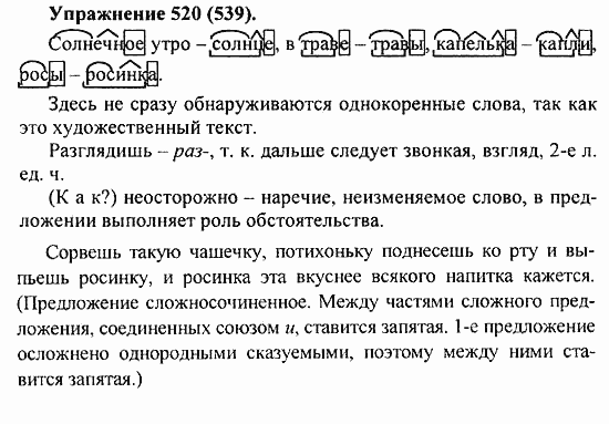 Практика, 5 класс, А.Ю. Купалова, 2007 / 2010, задание: 520(539)