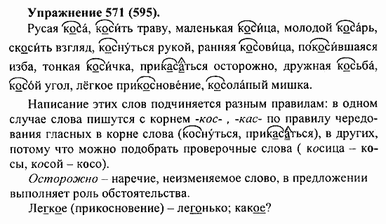 Практика, 5 класс, А.Ю. Купалова, 2007 / 2010, задание: 571(595)