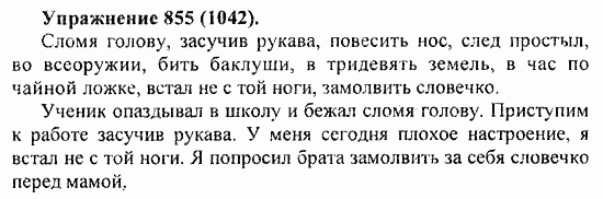 Практика, 5 класс, А.Ю. Купалова, 2007 / 2010, задание: 855(1042)
