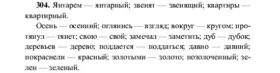 Русский язык, 5 класс, М.М. Разумовская, 2001, задание: 304