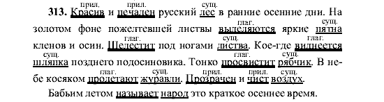 Русский язык, 5 класс, М.М. Разумовская, 2001, задание: 313