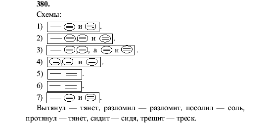 Русский язык, 5 класс, М.М. Разумовская, 2001, задание: 380