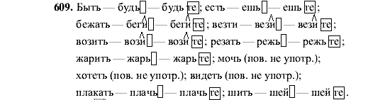 Русский язык, 5 класс, М.М. Разумовская, 2001, задание: 609