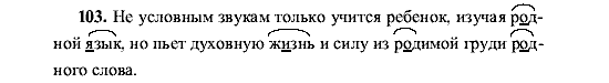 Русский язык, 5 класс, М.М. Разумовская, 2001, задание: 103