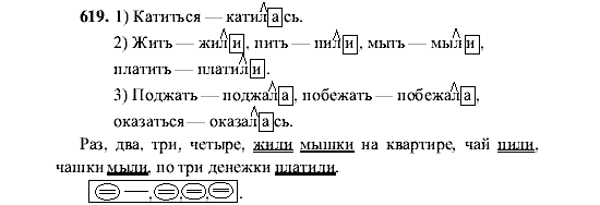 Русский язык, 5 класс, М.М. Разумовская, 2001, задание: 619