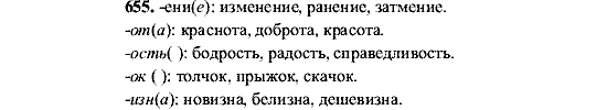 Русский язык, 5 класс, М.М. Разумовская, 2001, задание: 655