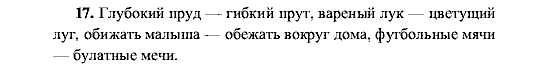Русский язык, 5 класс, М.М. Разумовская, 2001, задание: 17