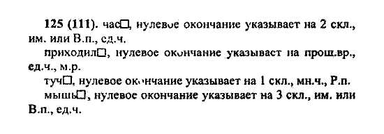 Русский язык, 5 класс, М.М. Разумовская, 2004 / 2009, задание: 125(111)