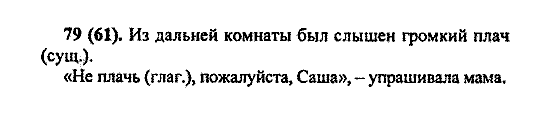 Русский язык, 5 класс, М.М. Разумовская, 2004 / 2009, задание: 79(61)