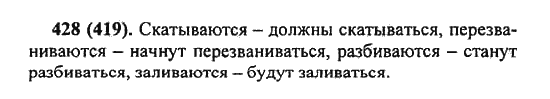 Русский язык, 5 класс, Разумовская, Львова, Капинос, 2013 - 2014 - 2015, задание: 428 (419)