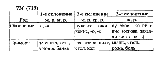 Русский язык, 5 класс, Разумовская, Львова, Капинос, 2013 - 2014 - 2015, задание: 736 (719)