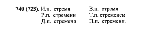 Русский язык, 5 класс, Разумовская, Львова, Капинос, 2013 - 2014 - 2015, задание: 740 (723)
