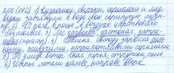 Русский язык, 5 класс, Баранов, Ладыженская, 2012 / 2015, задание: 200 (192)
