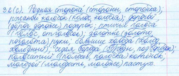 Русский язык, 5 класс, Баранов, Ладыженская, 2012 / 2015, задание: 32 (с)