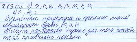 Русский язык, 5 класс, Баранов, Ладыженская, 2012 / 2015, задание: 283 (с)
