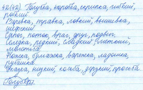 Русский язык, 5 класс, Баранов, Ладыженская, 2012 / 2015, задание: 42 (42)