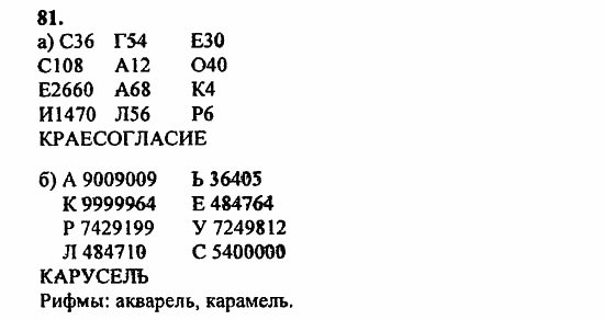 В двух частях, 5 класс, Дорофеев, Петерсон, 2008, Глава 1. Математический язык Задание: 81