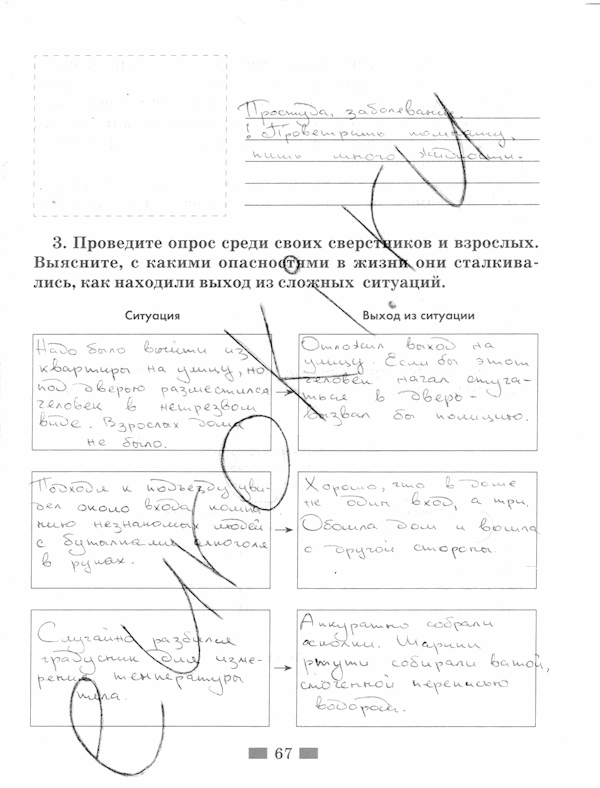Обществознание, 5 класс, Хромова И.С, 2015, задание: стр. 67