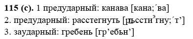 Русский язык, 6 класс, М.М. Разумовская, 2009 - 2011, задача: 115(с)