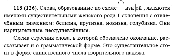 Русский язык, 6 класс, М.М. Разумовская, 2009 - 2011, задача: 118(126)