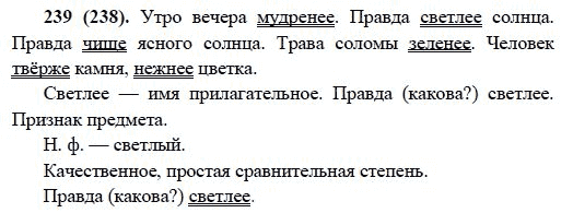 Русский язык, 6 класс, М.М. Разумовская, 2009 - 2011, задача: 239(238)