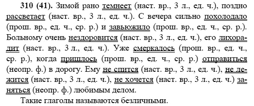 Русский язык, 6 класс, М.М. Разумовская, 2009 - 2011, задача: 310(41)