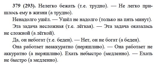 Русский язык, 6 класс, М.М. Разумовская, 2009 - 2011, задача: 379(293)