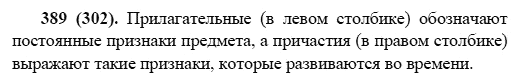 Русский язык, 6 класс, М.М. Разумовская, 2009 - 2011, задача: 389(302)
