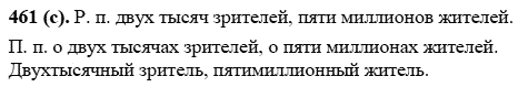 Русский язык, 6 класс, М.М. Разумовская, 2009 - 2011, задача: 461(с)