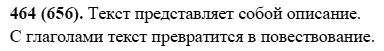 Русский язык, 6 класс, М.М. Разумовская, 2009 - 2011, задача: 464(656)