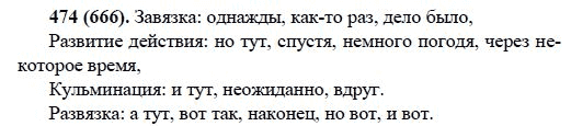Русский язык, 6 класс, М.М. Разумовская, 2009 - 2011, задача: 474(666)