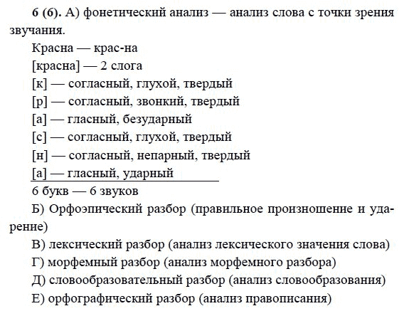 Русский язык, 6 класс, М.М. Разумовская, 2009 - 2011, задача: 6(6)