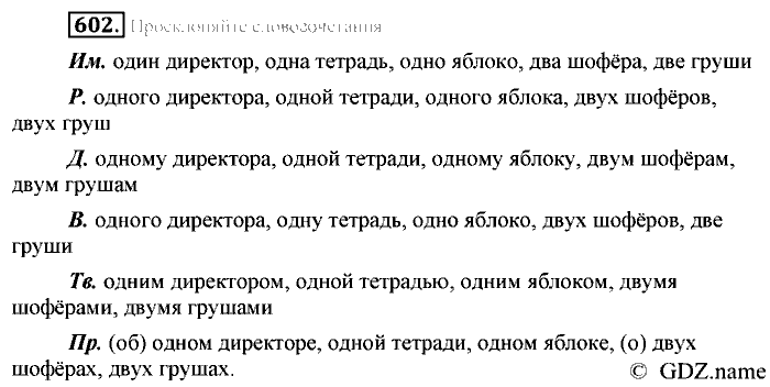 Русский язык, 6 класс, Разумовская, Львова, 2013, задача: 602
