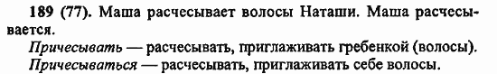 Русский язык, 6 класс, Лидман, Орлова, 2006 / 2011, задание: 189(77)