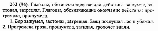 Русский язык, 6 класс, Лидман, Орлова, 2006 / 2011, задание: 203(94)