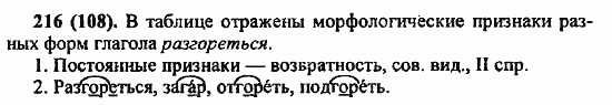 Русский язык, 6 класс, Лидман, Орлова, 2006 / 2011, задание: 216(108)