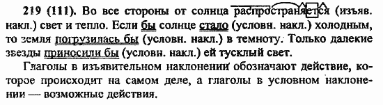 Русский язык, 6 класс, Лидман, Орлова, 2006 / 2011, задание: 219(111)