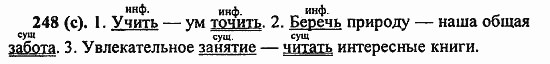 Русский язык, 6 класс, Лидман, Орлова, 2006 / 2011, задание: 248(с)
