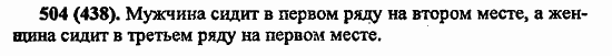 Русский язык, 6 класс, Лидман, Орлова, 2006 / 2011, задание: 504(438)