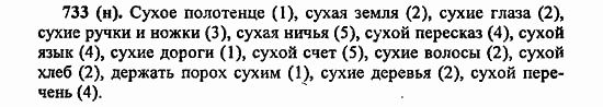Русский язык, 6 класс, Лидман, Орлова, 2006 / 2011, задание: 733(н)