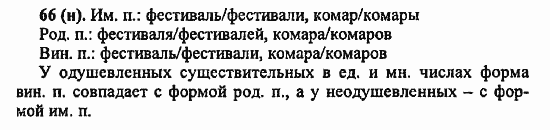 Русский язык, 6 класс, Лидман, Орлова, 2006 / 2011, задание: 66(н)