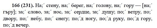 Русский язык, 6 класс, М.М. Разумовская, 2009 - 2012, задание: 166(231)